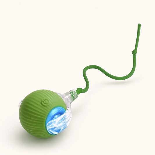 Roll and Glow automatic rechargeable cat ball toy